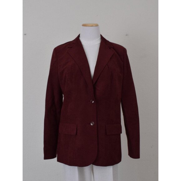Vintage 90s Union-Made ILGWU Rustic Red Jacket - Picture 3 of 10